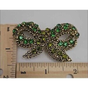 Green (2 shades) Bow Brooch #0097